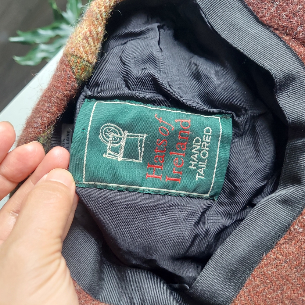 100% Hand TAILORED Patchwork Wool Flat Cap - Mult… - image 4